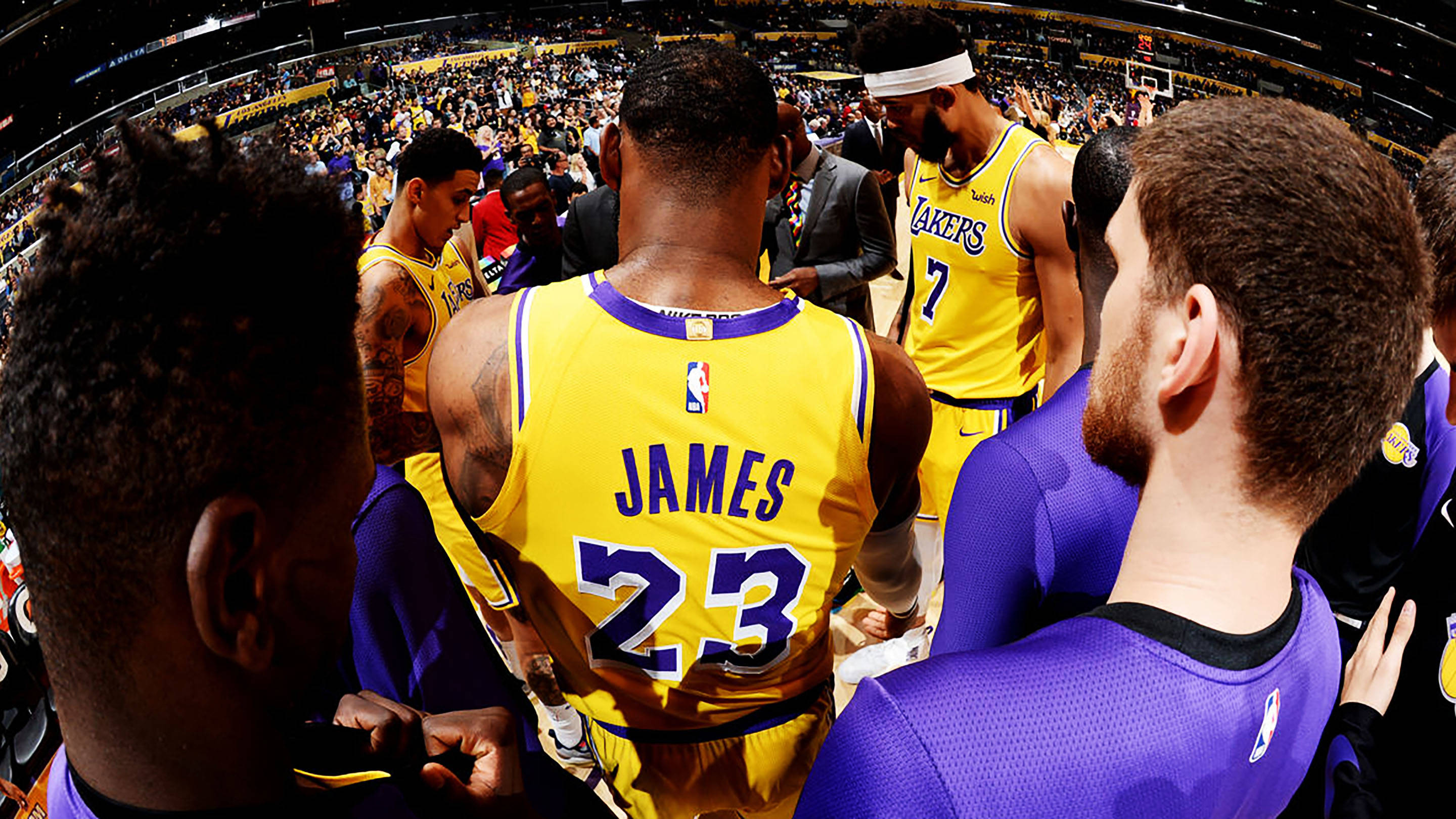 LeBron James and the NBA's Los Angeles Lakers