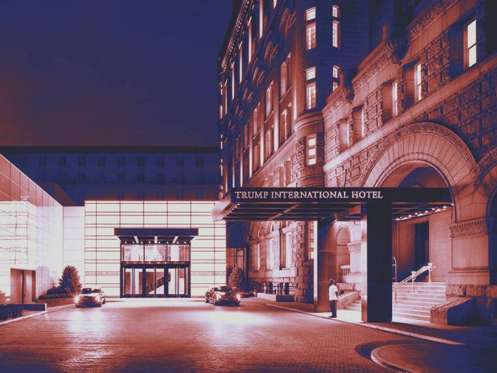 Election Night from the Trump Hotel