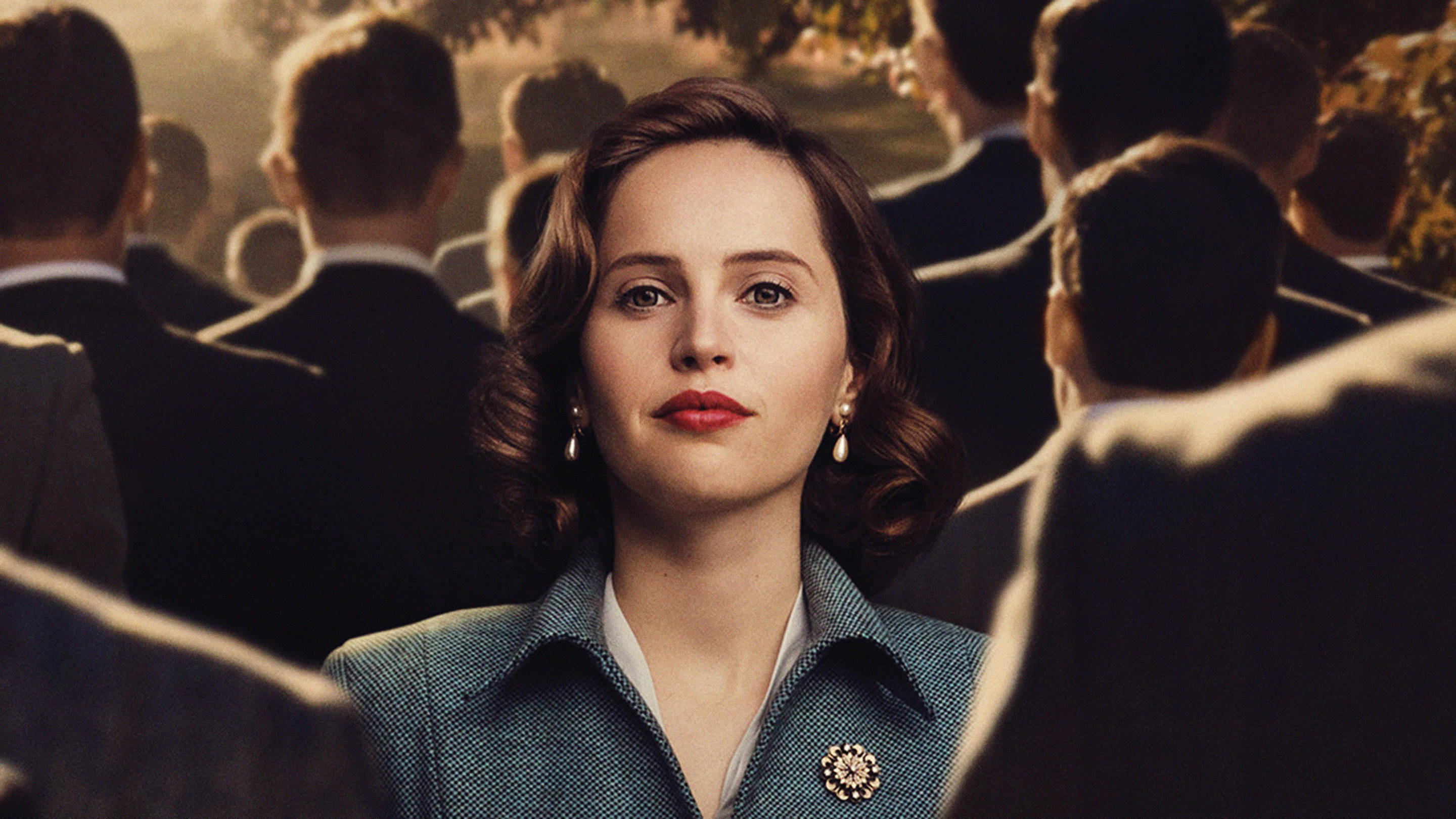 Felicity Jones as Ruth Bader Ginsburg in 'On the Basis of Sex'