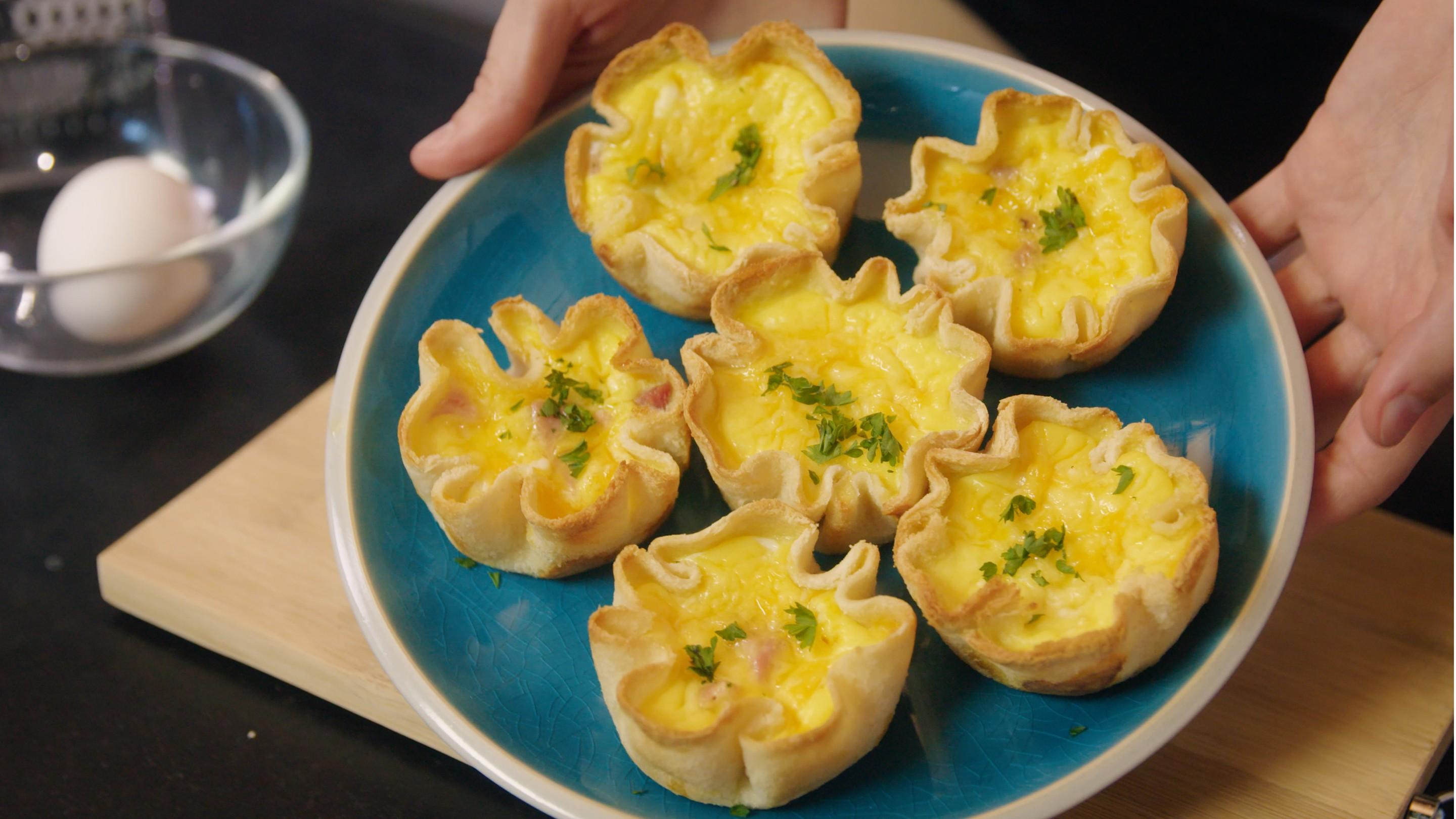 Toasted Quiche Cups