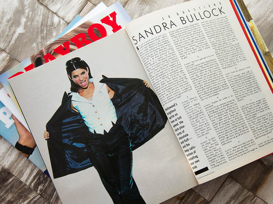 Sandra Bullock's 1995 20Q With Playboy Was All About Men, Lingerie and Making It Big